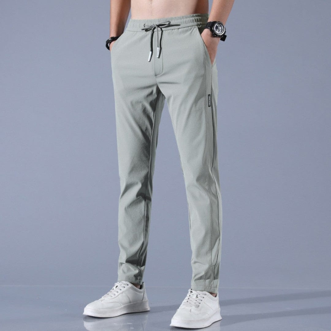 Ice Silk Casual Pants Light Green / M ARCA