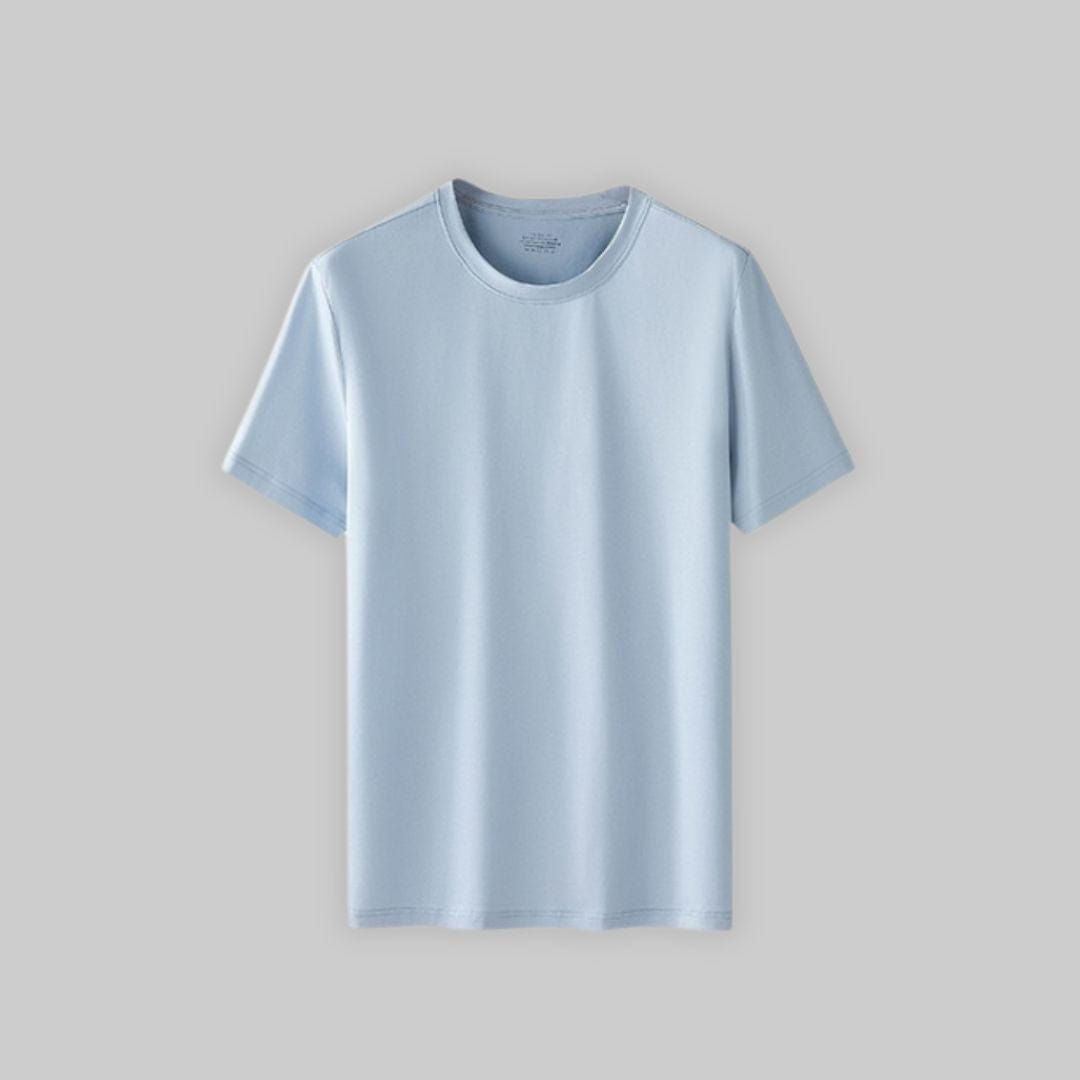 Mercerized Cotton T-Shirt Light Blue / L ARCA