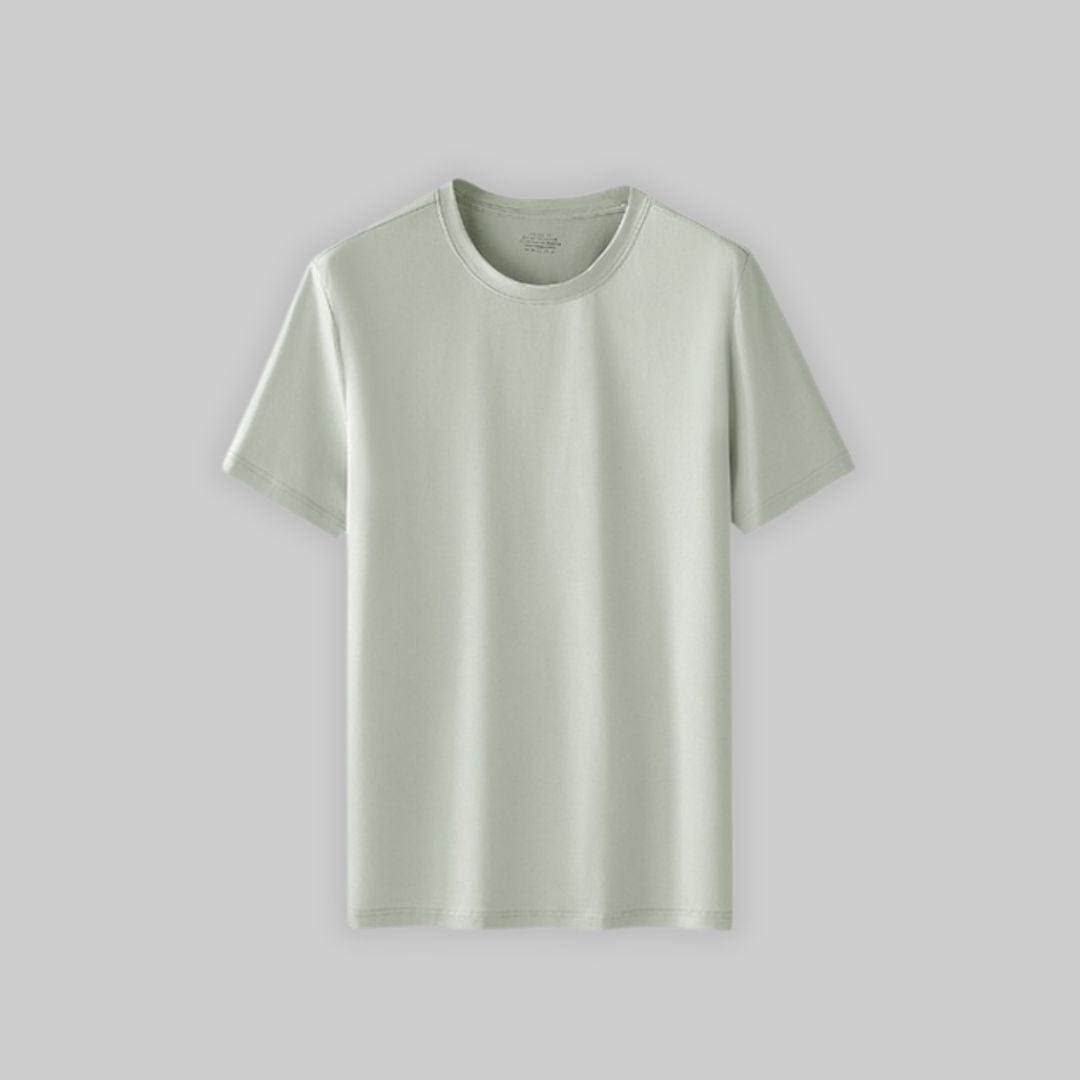 Mercerized Cotton T-Shirt Pale Olive / L ARCA