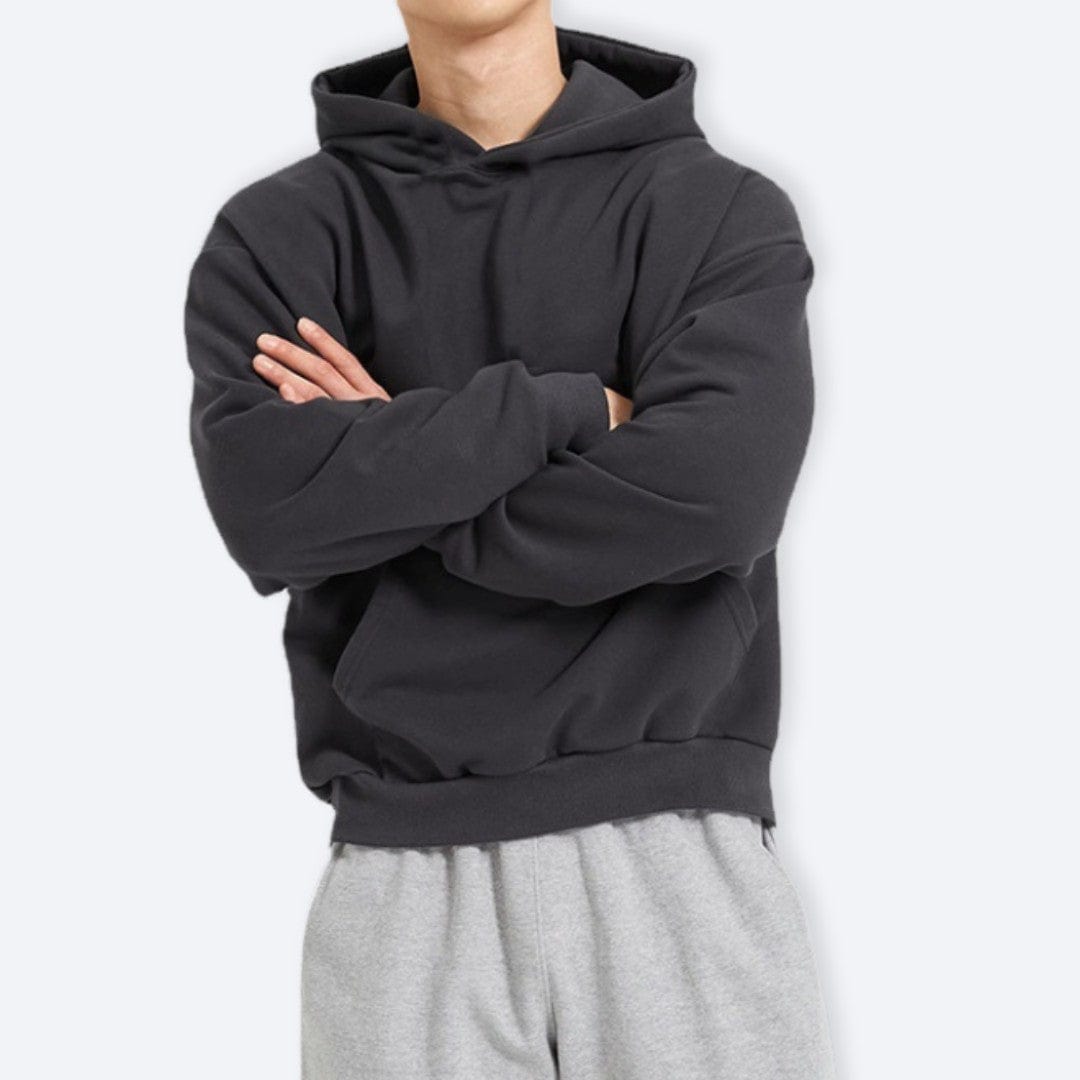 Oversized Cropped Hoodie Charcoal Gray / 2XL ARCA