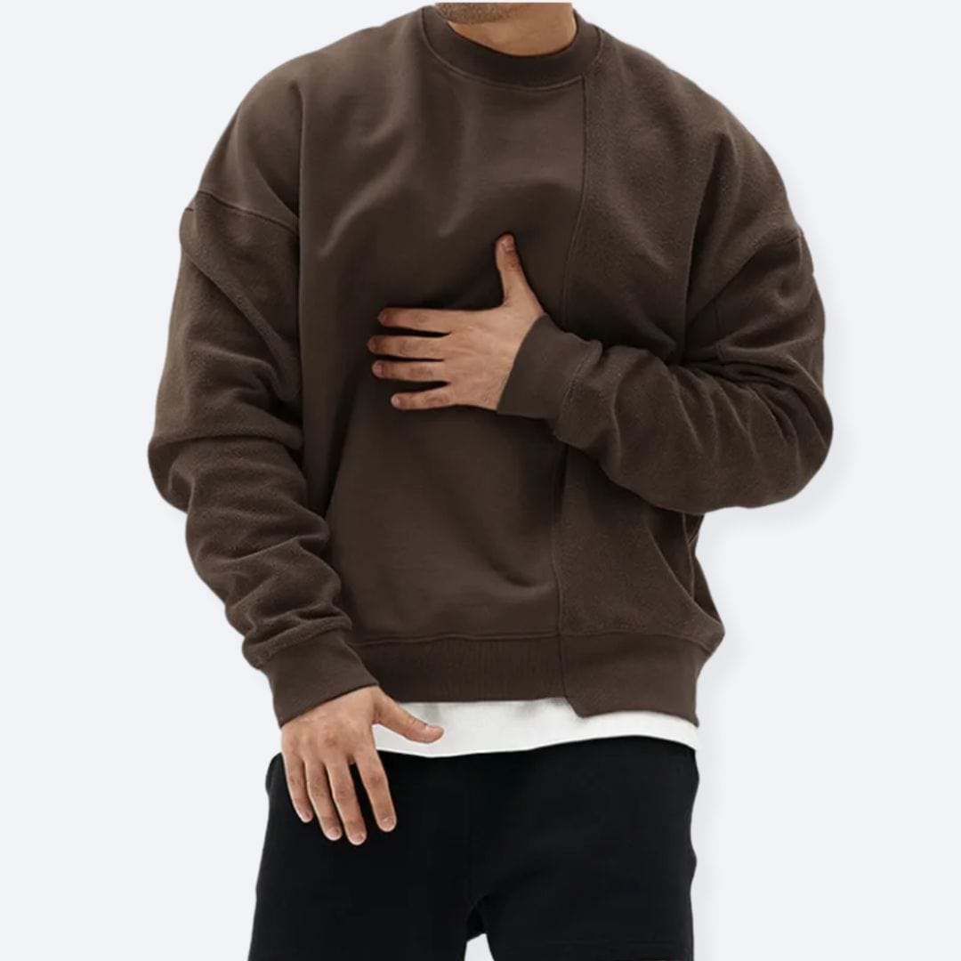 Oversized Men's Sweatshirt Brown / M ARCA