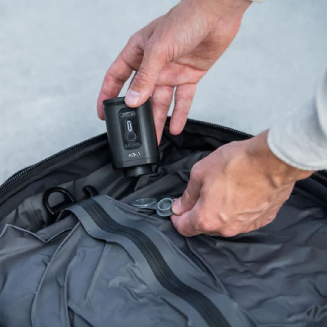 Vacuum Compression Travel Backpack Arca Official Backpacks Black / 17 Inches