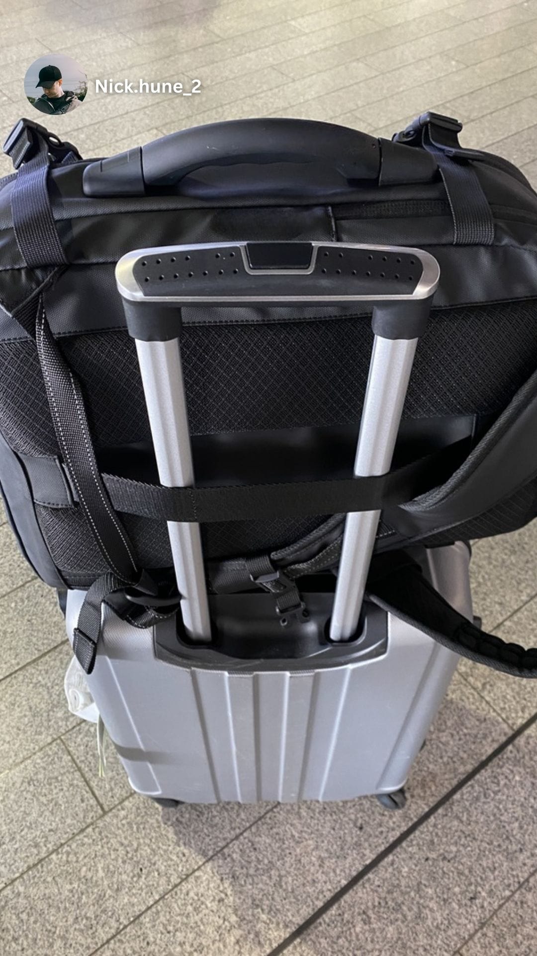 Vacuum Compression Travel Backpack Arca Official Backpacks Black / 17 Inches